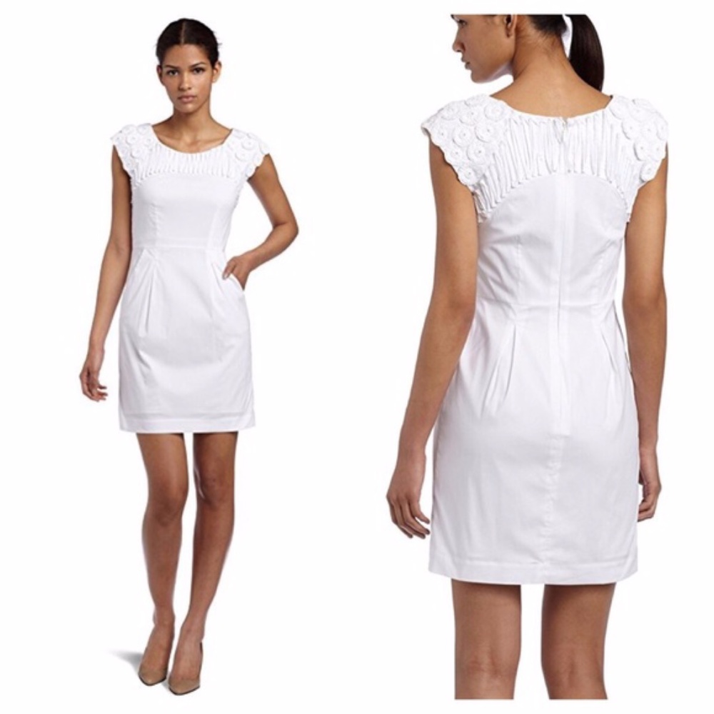 BCBGMaxazria, Dorine Dress, Size 2, Color white